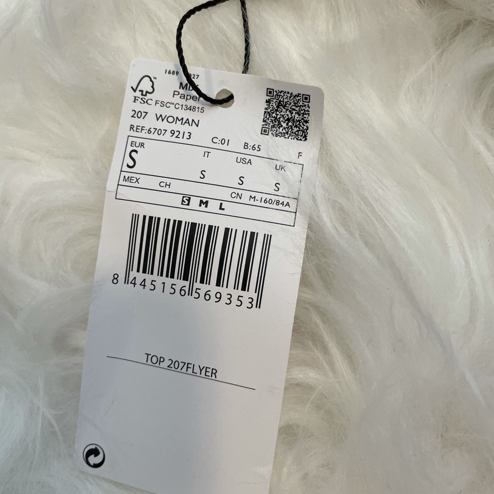 Mango One Shoulder Ruffle Top - NWT! - Picture 5 of 11